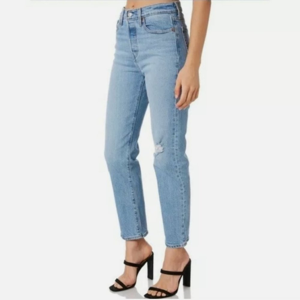 Levi’s Wedgie Premium High Rise Straight Jeans